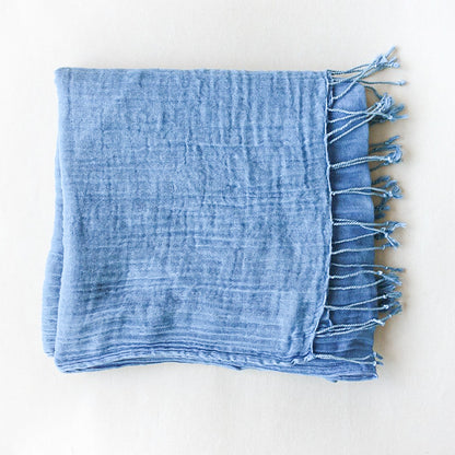 Cotton scarf: soft double-layered gauze